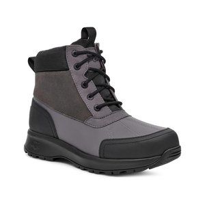 NIB UGG EMMETT WINTER WATERPROOF DUCK BOOTS GRAY BLACK 12 14